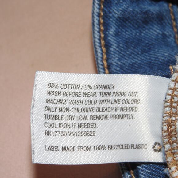 Art Class Light Wash Distressed Denim Cut Off Girls Jean Shorts - Picture 6 of 6